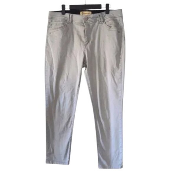 Democracy grey "Ab" solution technology ankle skimmer jeans size 12 - Picture 2 of 4